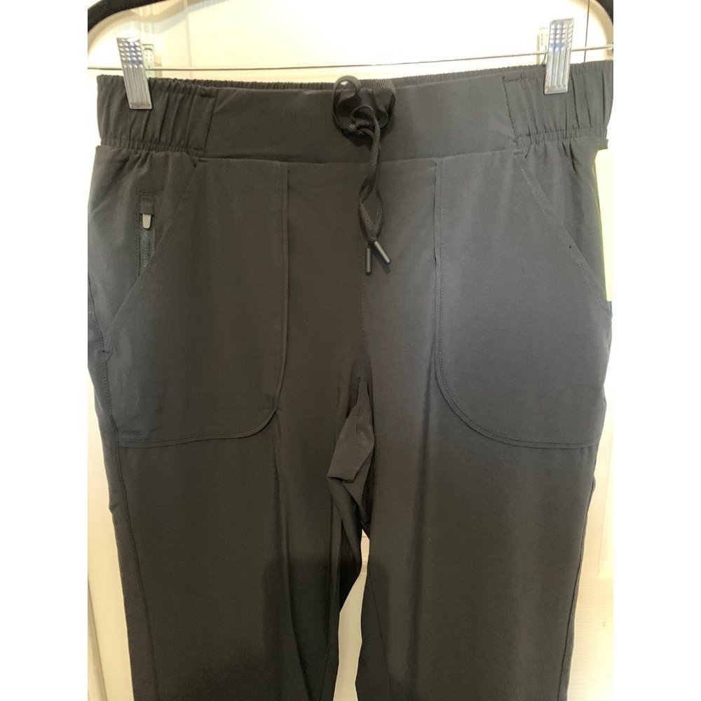 All In Motion Womens Black Long Tie Waist Joggers Size Small - Picture 2 of 7